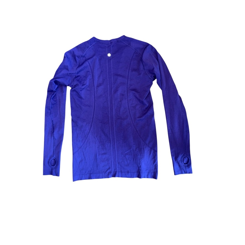 Lululemon Swiftly Tech Long Sleeve 2.0 Purple | Size 10 - Picture 7 of 14